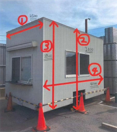 トレーラーハウス　仮設