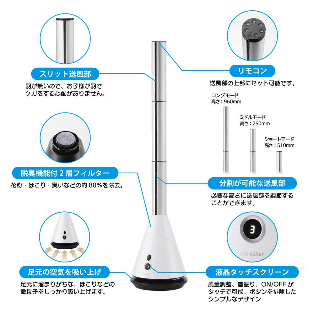 空気清浄機　脱臭　マルチエアースリムサーキュレーター