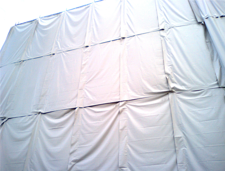 防炎シート　メーター　白　ホワイト