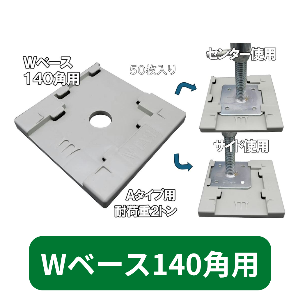 アンダーベース　仮設　Wベース