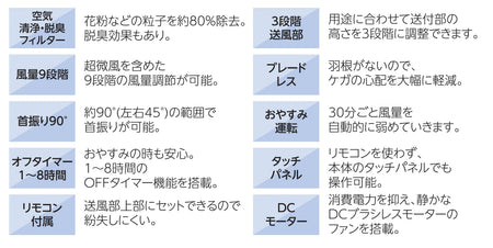 空気清浄機　脱臭　マルチエアースリムサーキュレーター