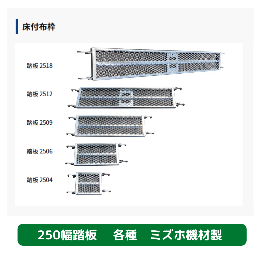 踏板250幅　足場　ミズホ機材
