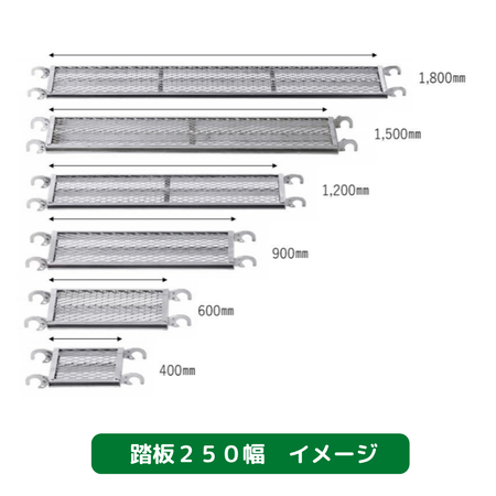 踏板　２５０幅　足場　光洋機械産業