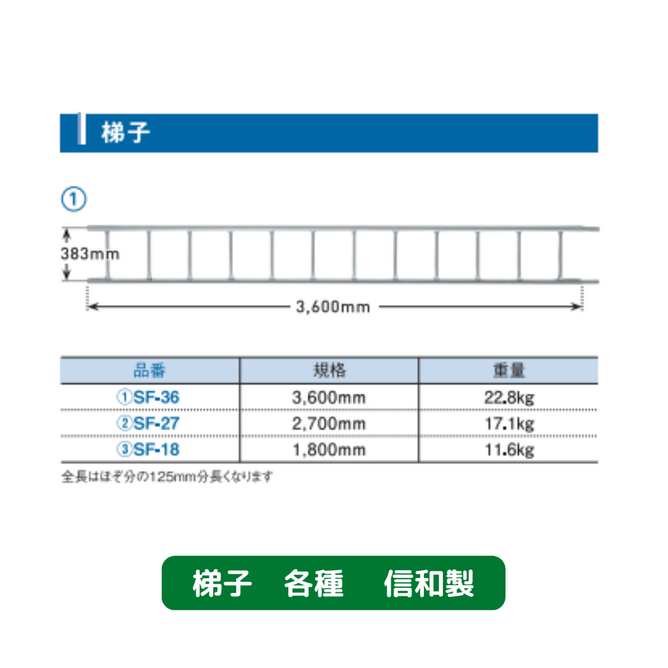 梯子　足場　信和　