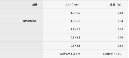 メッシュシート　6.3サイズ　JTC　防炎2類