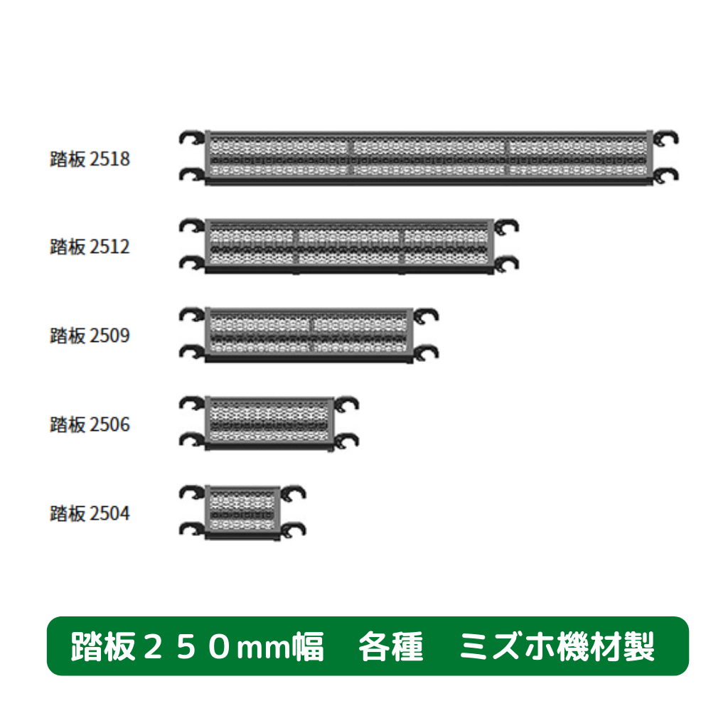 踏板　２５０サイズ　足場　ミズホ機材
