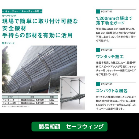 セーフウィング　信和　足場