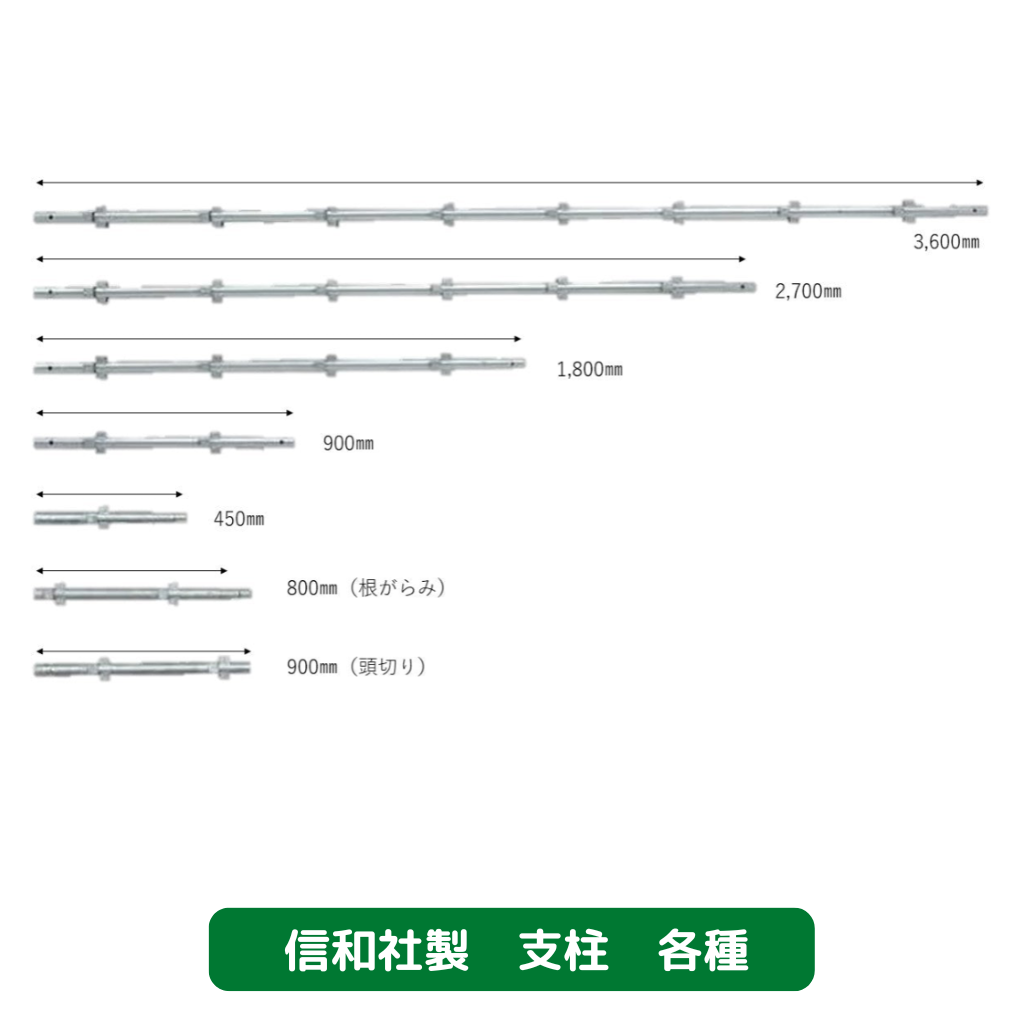 支柱　信和　足場