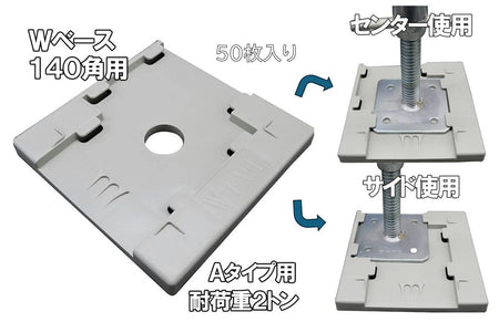 Wベース　足場　フクザワ